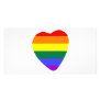 Gay Heart Personalized Photo Card