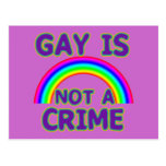 Gay Is Not a Crime Tshirts, Sweats, Hoodies Post Card