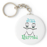 Gay Just Married Favors Keychain