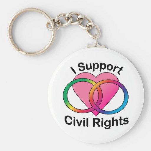 Gay Marriage=Civil Rights Keychains