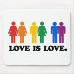 GAY MARRIAGE FLAG MOUSE PADS