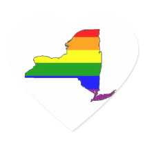 Gay Marriage for New York Stickers