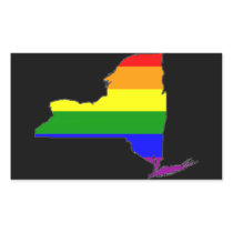 Gay Marriage for New York Stickers