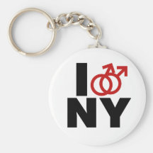 Gay Marriage New York Key Chains
