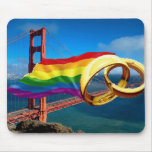 Gay Marriage San Francisco mousepads