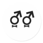 Gay Marriage T-shirt stickers