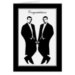 Gay Men Wedding Congratulations Commitment Male Greeting Cards