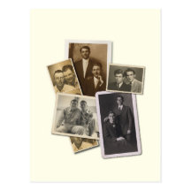 Gay post cards with handsome vintage portraits