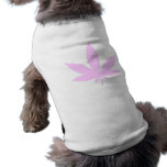 Gay Pot Leaf White pet clothing