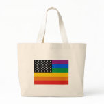 Gay Pride American Flag bags