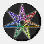 Gay Pride Fairy Star Fridge Magnet