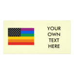 Gay Pride Flag photo cards