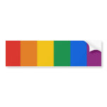 Gay Pride Flag / Rainbow Flag Bumpersticker