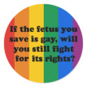 Gay Pride Flag / Rainbow Flag, Gay Rights Sticker