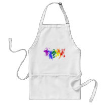 Gay Pride Paint Apron