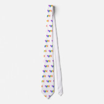 Gay Pride Paint Custom Tie