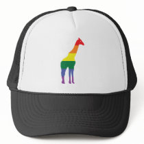 Gay Pride Rainbow Giraffe Hats