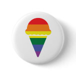 Gay Pride Rainbow Icecream buttons