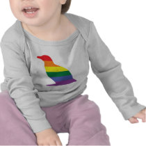 Gay Pride Rainbow Penguin Tees