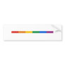 Gay Pride Stripe Bumper Stickers
