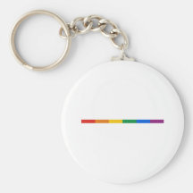 Gay Pride Stripe Key Chain