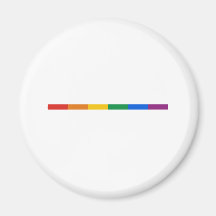 Gay Pride Stripe Magnet