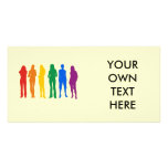 Gay Pride T-shirt Custom Photo Card