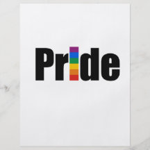 Gay Pride T-shirt Flyers
