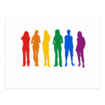 Gay Pride T-shirt Postcards