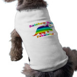 Gay Rainbow Dino is Fabulous pet clothing