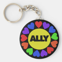 Gay Rights Ally Key Chain