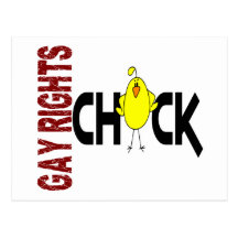 Gay Rights Chick 1 Postcards