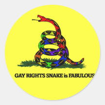 Gay Rights Snake Sticker