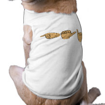 Gay Sign Language .png Pet Tshirt