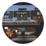 Gay/Straight/Bi Road Signs stickers