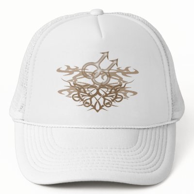 Gay Tribal Heart Hat by Method77