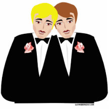 Gay Wedding Cake Topper Acrylic Cut Out