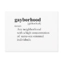 GAYBORHOOD (definition) postcards