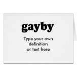 GAYBY cards