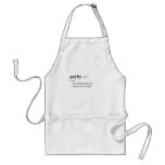 GAYBY (definition) aprons