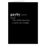 GAYBY (definition) cards