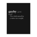 GAYBY (definition) postcards