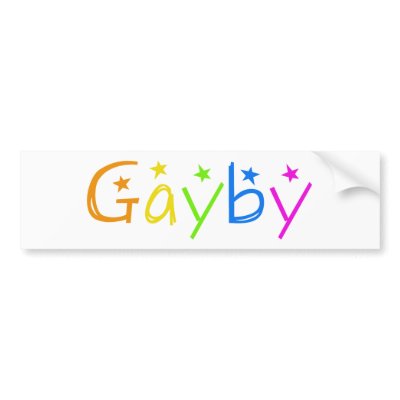 Gayby gay bumper stickers by BoogieMonst