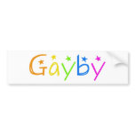 Gayby gay bumper stickers