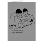 GAYBY (Gay) cards
