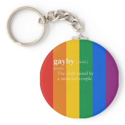 GAYBY KEYCHAIN by gay_pride