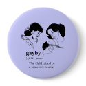 GAYBY (Lesbian) buttons