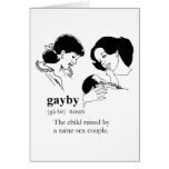 GAYBY (Lesbian) cards