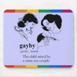 GAYBY (Lesbian) mousepads