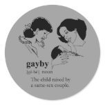 GAYBY (Lesbian) stickers